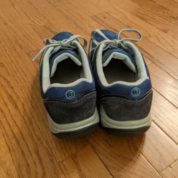 Joya Ortholite Womans Blue Black Gray Lace Up Sneakers Size 8.5 - Picture 3 of 8